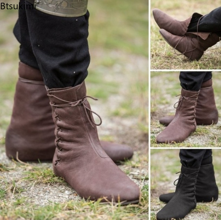 Men Formal Wear With Boots - أحذية رجالية بطراز العصور الوسطى الفيكتورية