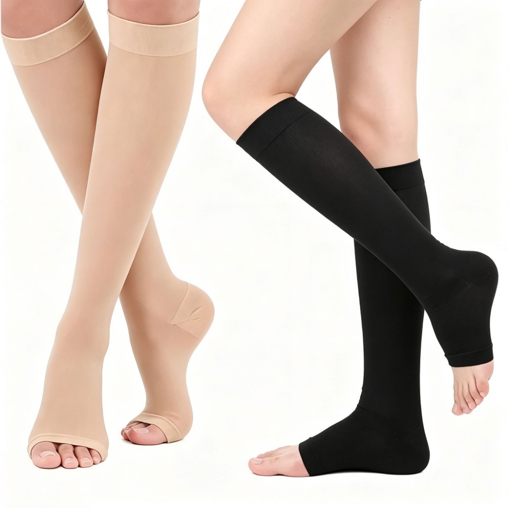 Sock Garter Men - جوارب ضاغطة بدون أصابع، دعم طبي،