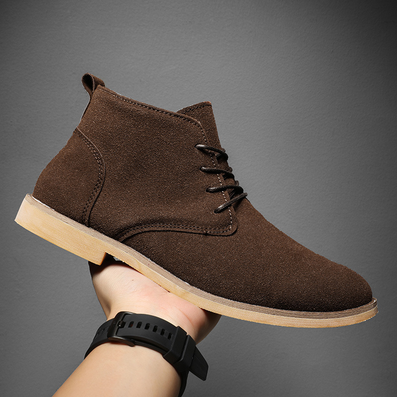 أحذية تشيلسي بنية اللون على ال - مراجعة Men Formal Wear With Boots وسعره