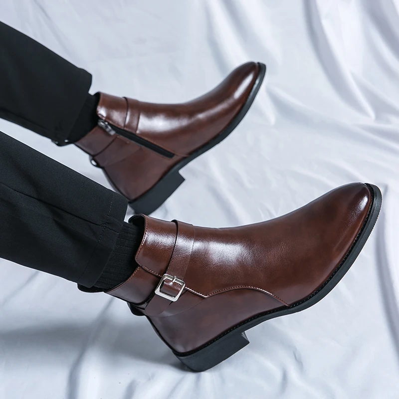 مصمم الأزياء الرجالية أحذية جل - مراجعة Men Formal Wear With Boots وسعره
