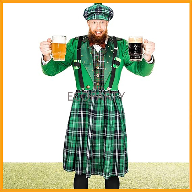 مجموعة أزياء عيد القديس باتريك - مراجعة Sock Garter Men وسعره