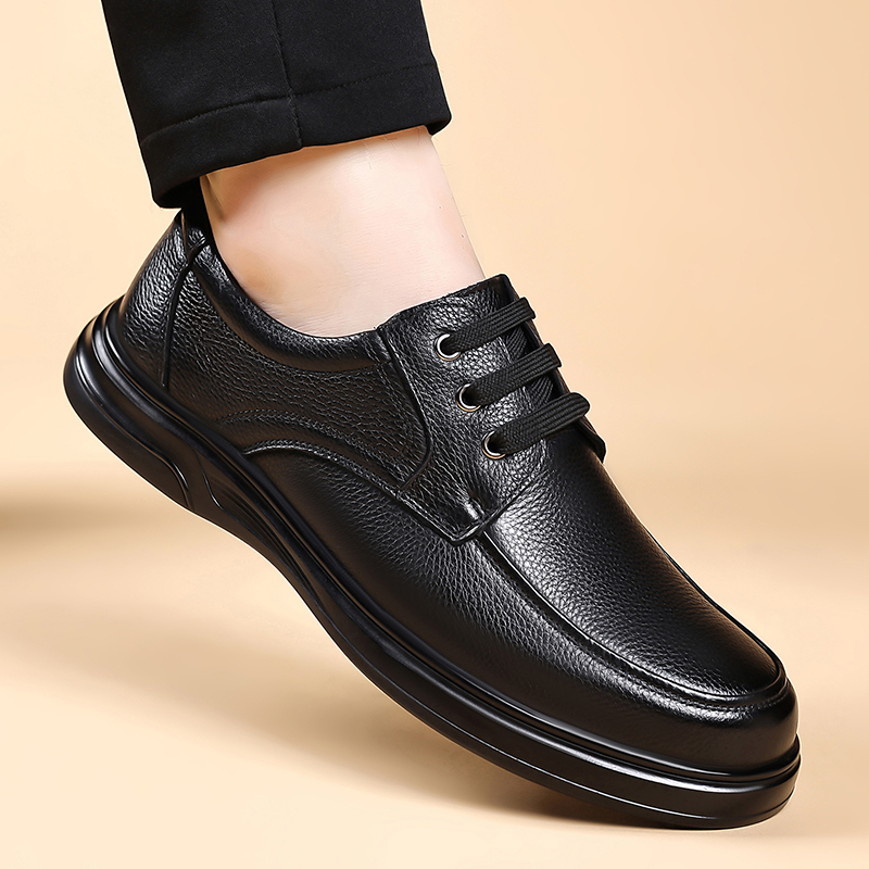 أحذية أكسفورد رجالية من الجلد  - مراجعة Formal Men Daily Wear Footwear وسعره