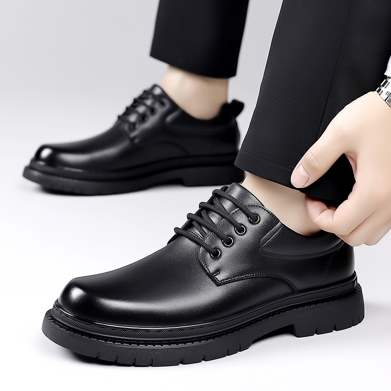 أحذية رجالية جلدية أنيقة مريحة - مراجعة Formal Men Daily Wear Footwear وسعره