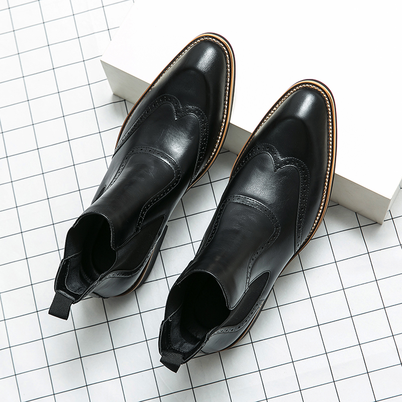 أحذية تشيلسي الناعمة للرجال ،  - مراجعة Men Formal Wear With Boots وسعره