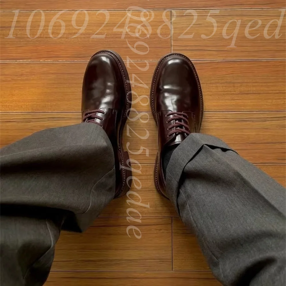أحذية أوكسفورد رجالية مصنوعة ي - مراجعة Formal Men Daily Wear Footwear وسعره