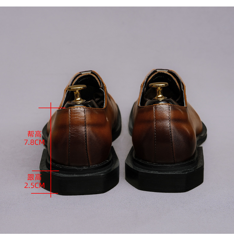 حذاء أوكسفورد من الجلد الطبيعي - مراجعة Formal Men Daily Wear Footwear وسعره