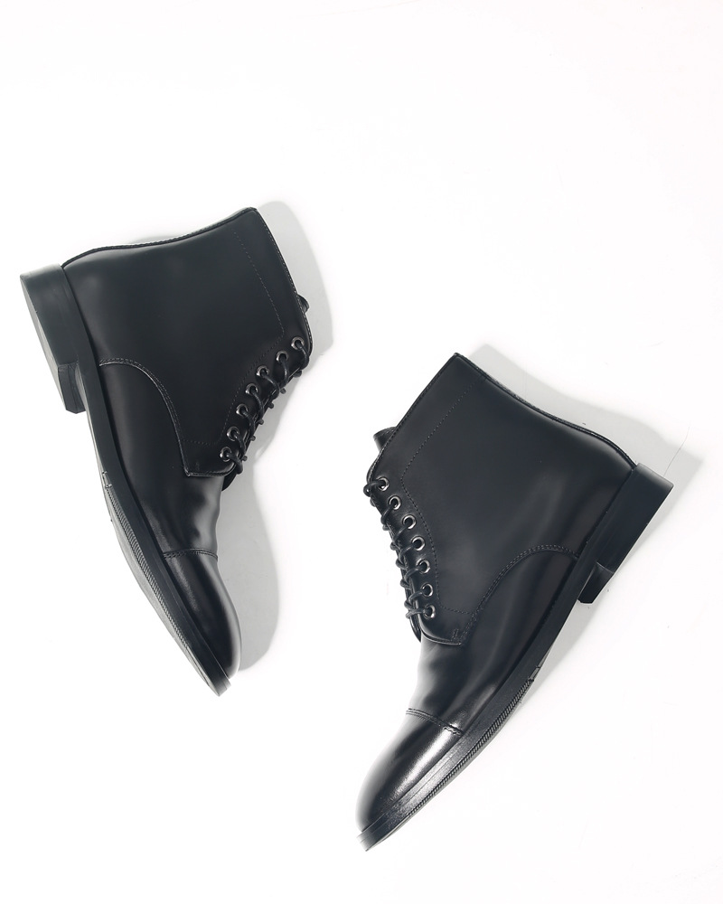 أحذية رجالية كلاسيكية مصنوعة ي - مراجعة Men Formal Wear With Boots وسعره