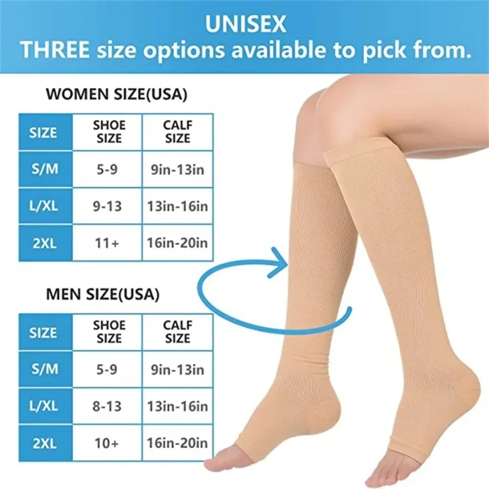 جوارب ضاغطة بدون أصابع، دعم طب - مراجعة Sock Garter Men وسعره