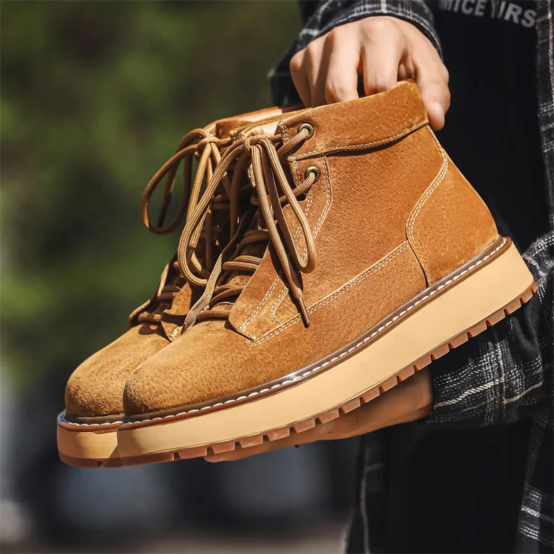 جديد الخريف الشتاء اليدوية الب - مراجعة Men Formal Wear With Boots وسعره