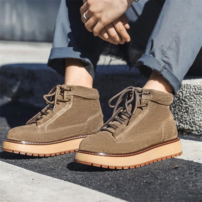 جديد الخريف الشتاء اليدوية الب - مراجعة Men Formal Wear With Boots وسعره