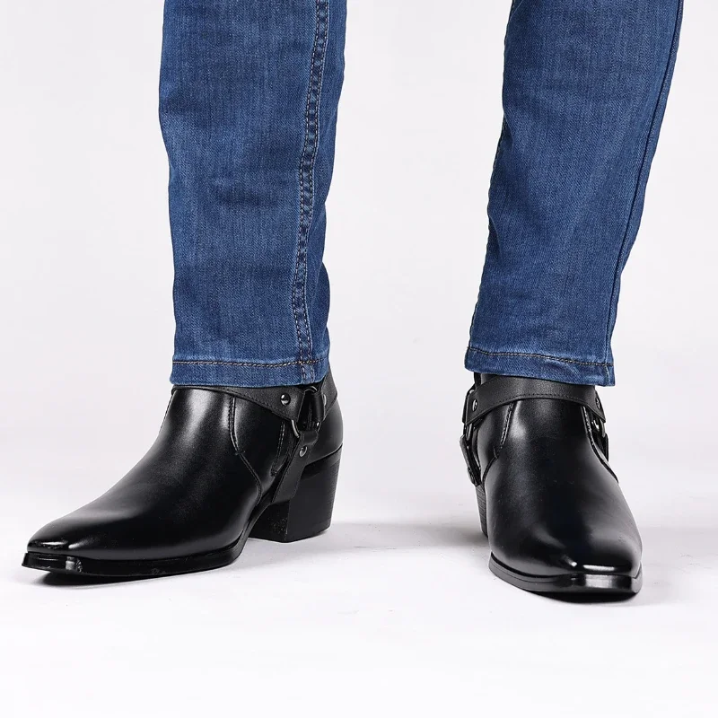 أحذية رجالية مصمم أزياء تشيلسي - مراجعة Men Formal Wear With Boots وسعره
